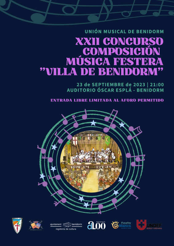Concierto Música Festera Villa de Benidorm 2023